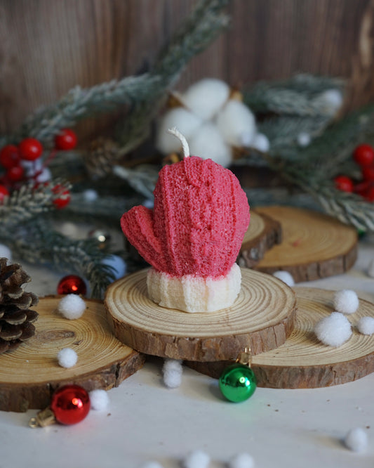 Bougie Gant de Noël