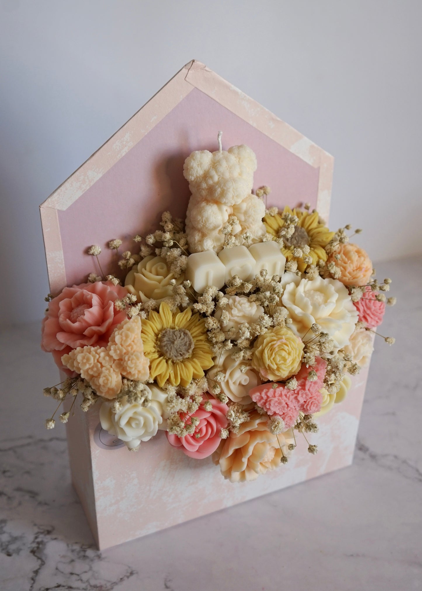 Bouquet enveloppe Fête des Mères