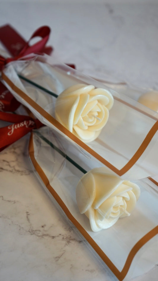 Rose blanche individuelle