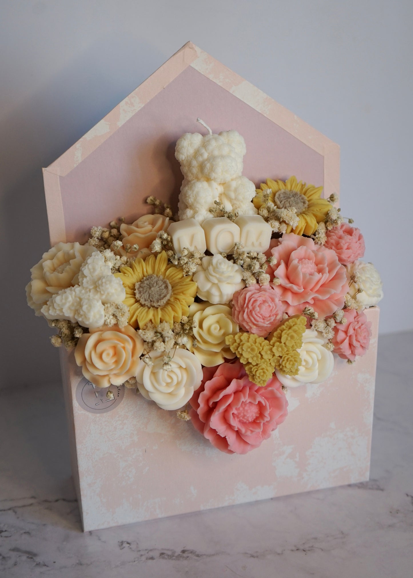 Bouquet enveloppe Fête des Mères