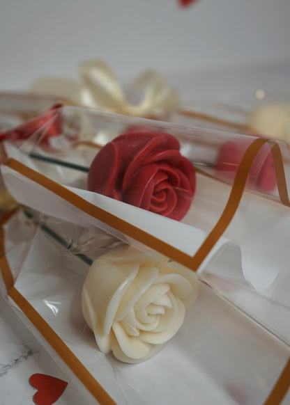 Rose individuelles en fondants