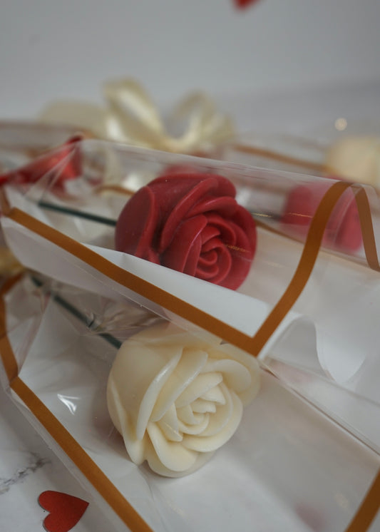 Rose individuelles en fondants