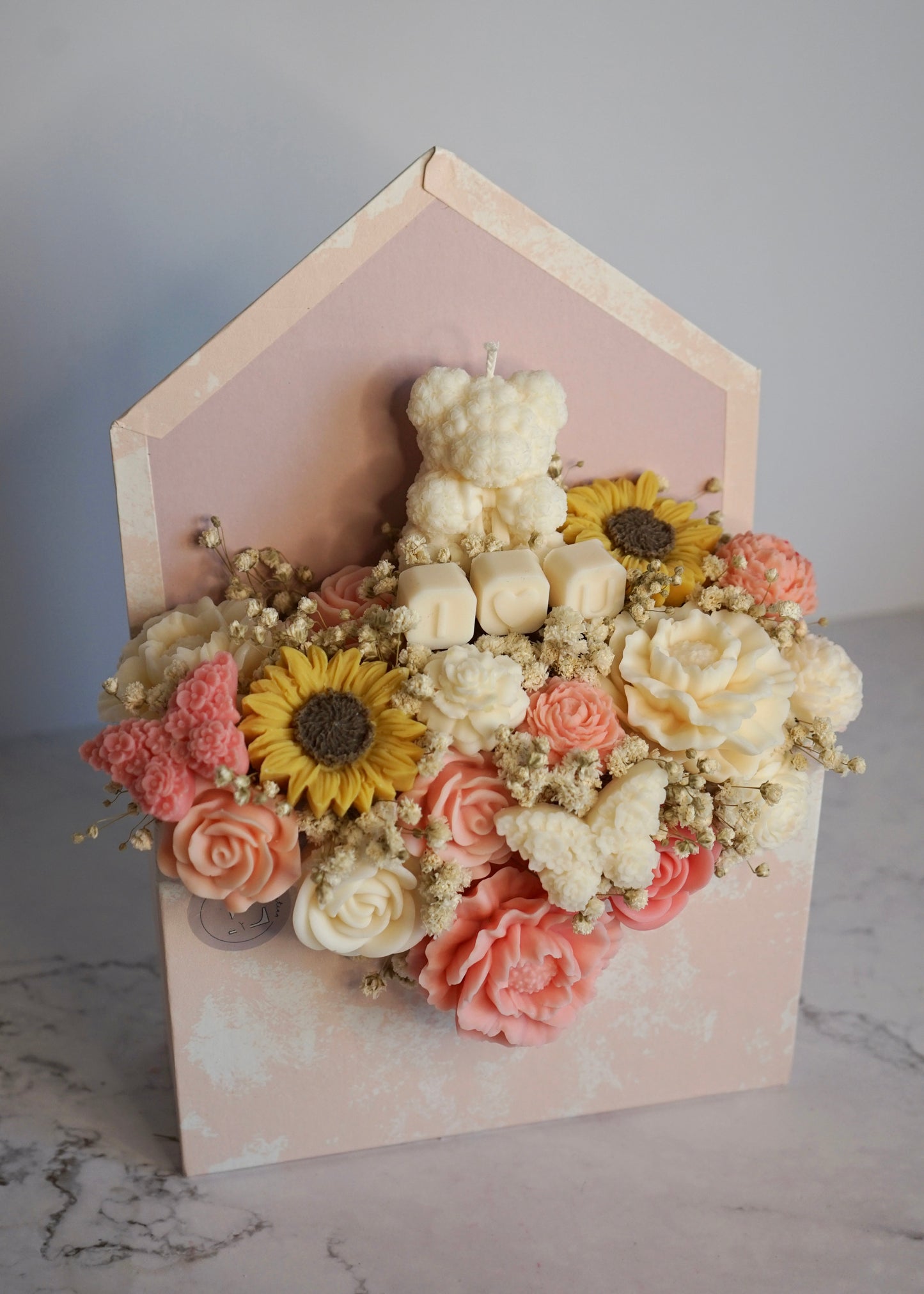 Bouquet enveloppe Fête des Mères