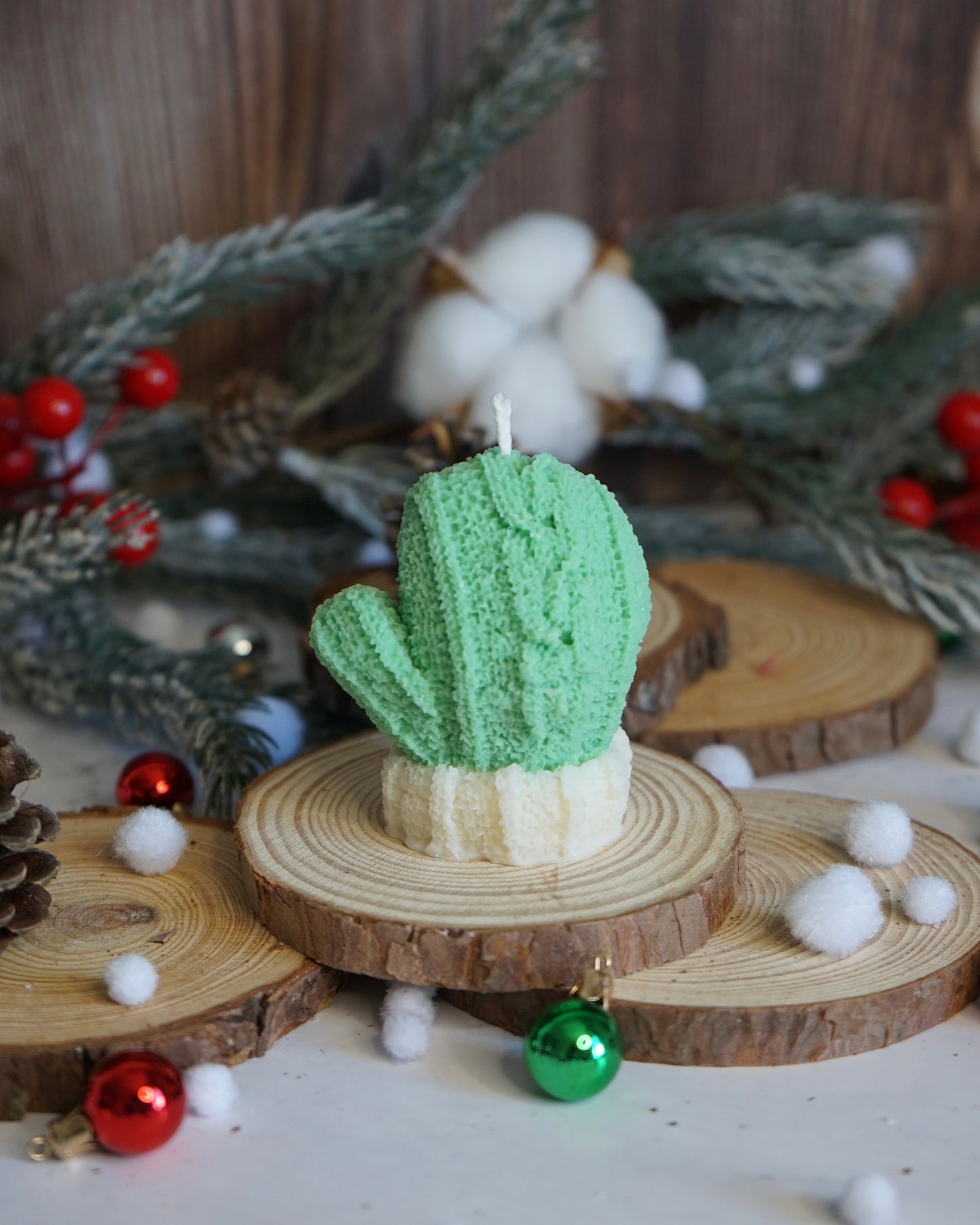 Bougie Gant de Noël