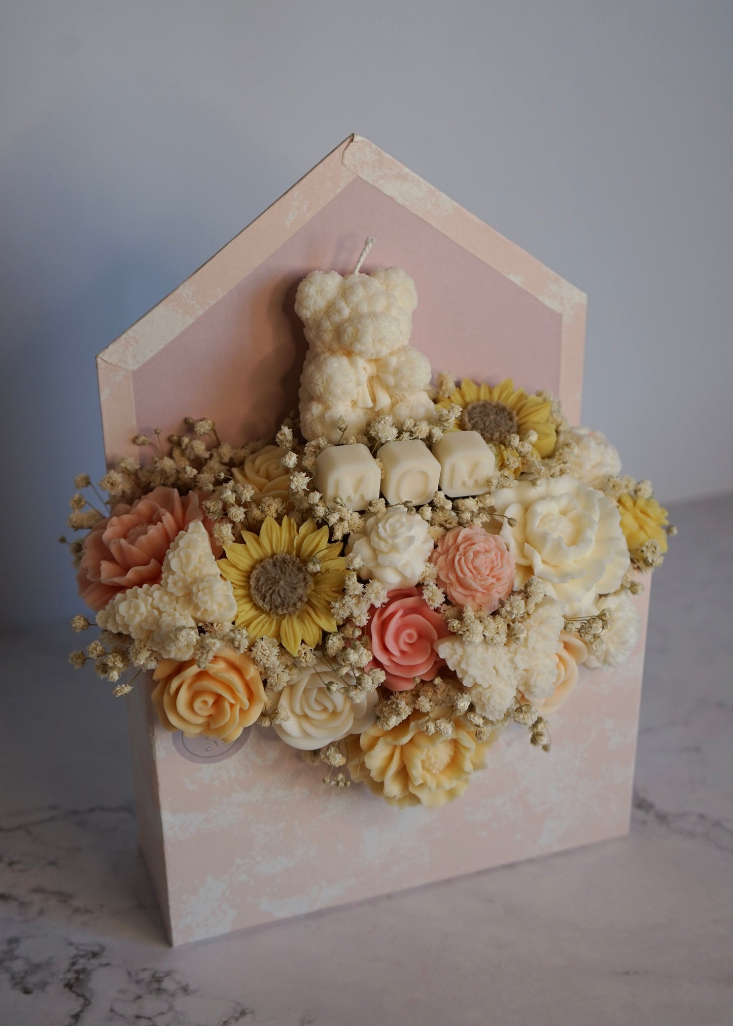 Bouquet enveloppe Fête des Mères